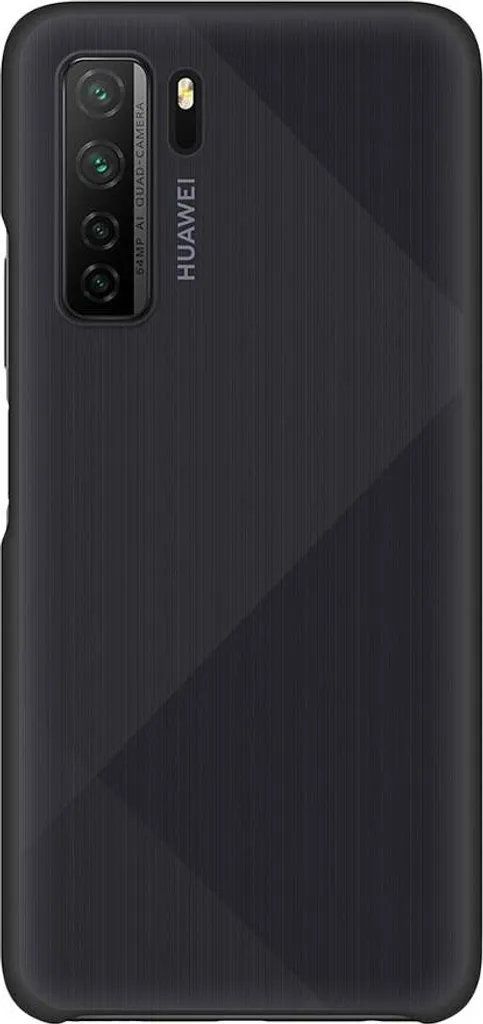 Coque Huawei P40 Lite 5G Antichoc en Silicone Noir Finition Mate