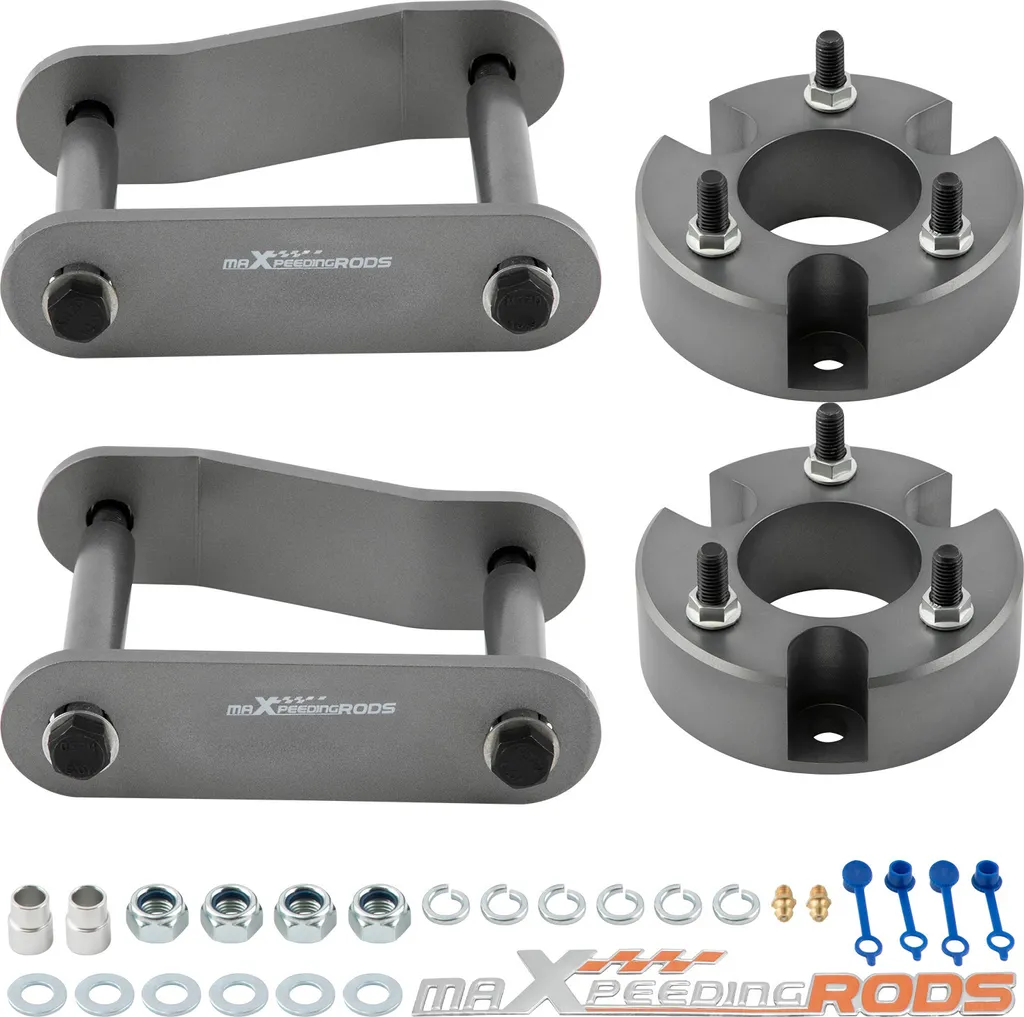 Kit de levage robuste 3" avant 2" arrière Nissan Xterra Alu Noir 05-15