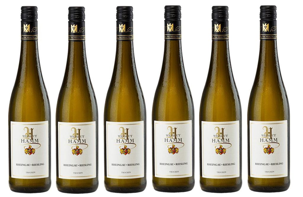 6x 0,75l - 2023er - Weingut Hamm - Tradition - Riesling - VDP.Gutswein - Quaitätswein Rheingau - Deutschland - Weißwein trocken