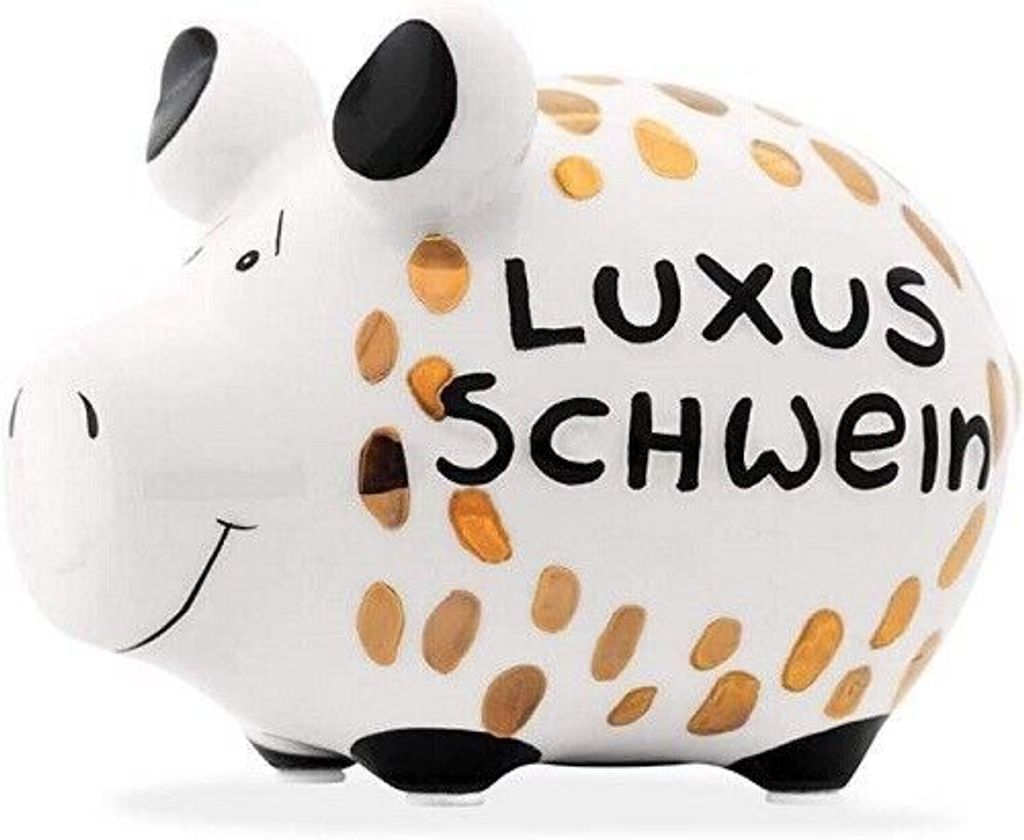 KCG 101667 Spardose Schwein "Luxusschwein" - Keramik, Produktbild 