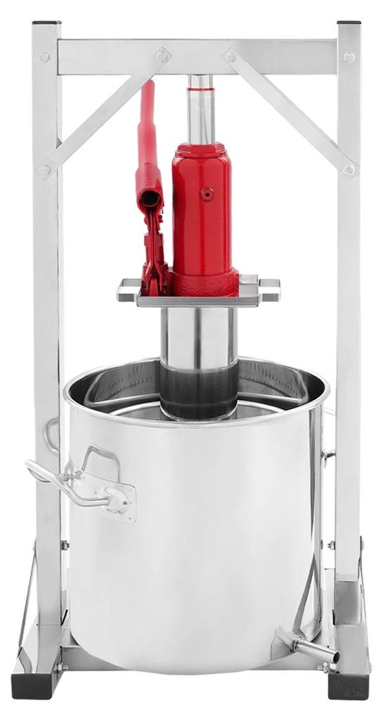 Lis na ovocné víno, hydraulický, objem 12 l, stříbrný Obrázek produktu 