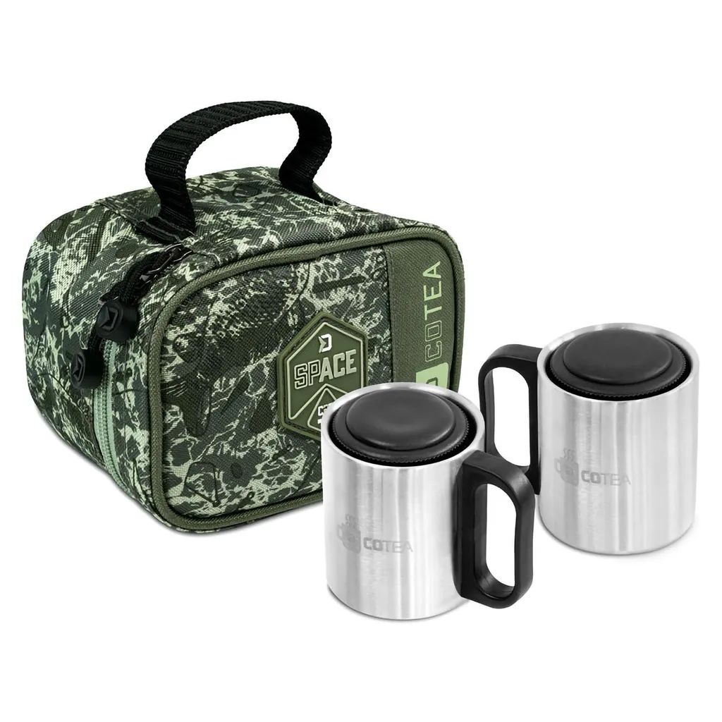 Kit Café de Pêche Anti-Bruit Compact pour Ranger Votre Matériel