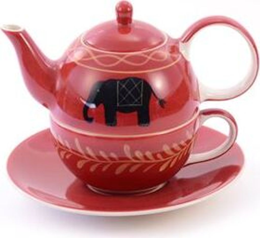 Tea for one Set "Benares" Keramik, 4 teilig Kanne: 0,4 l, Tasse: 0,2 l