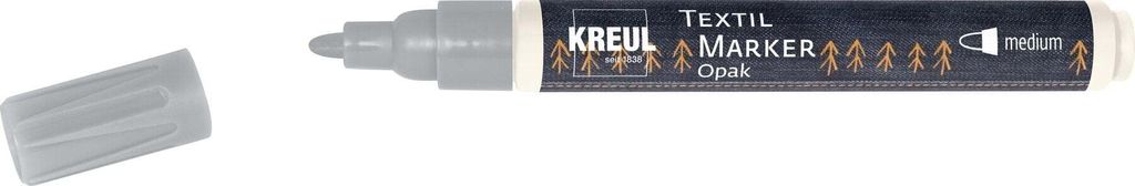 KREUL 92770 KREUL Opak Medium Textilmarker silber 2,0 - 4,0 Obrázok produktu 