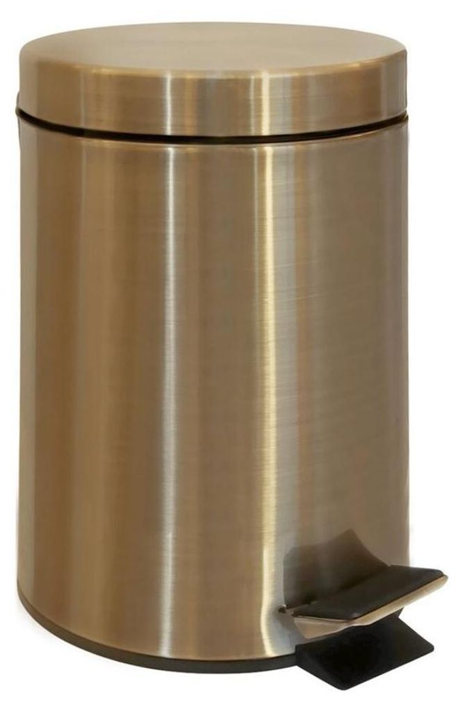 Afvalbak, 3 liter, brons Productafbeelding 