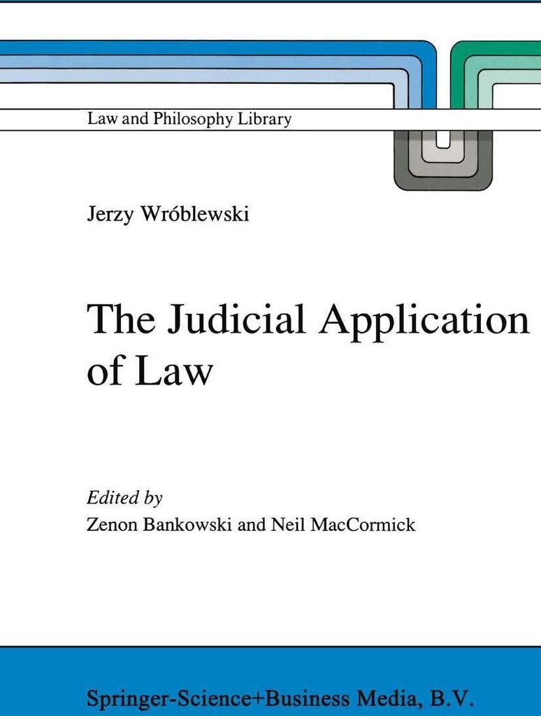 The Judicial Application of Law