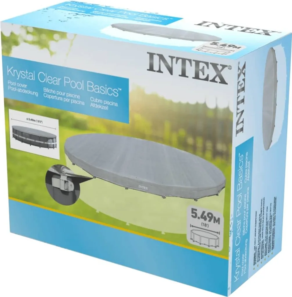 Offerta Telo Deluxe Intex 28041 per Piscine Round Frame 549cm - 6