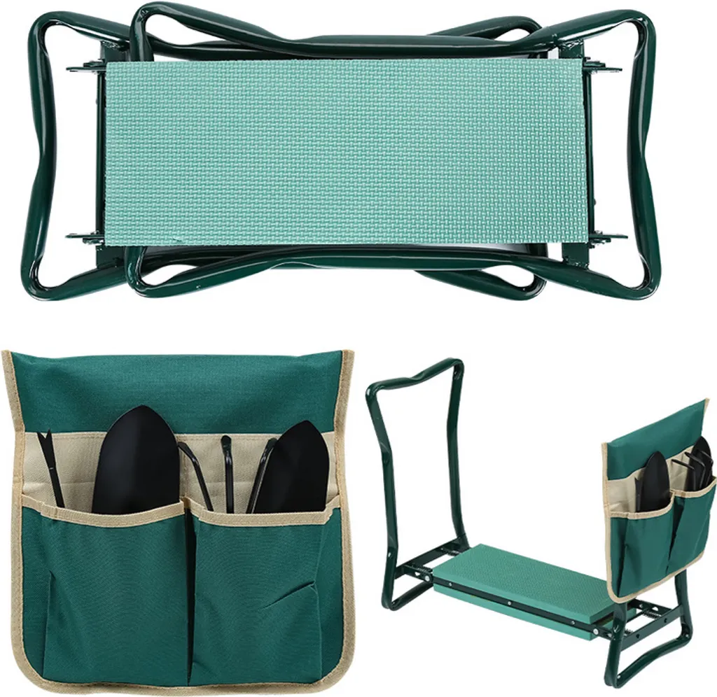 Siège de jardin ergonomique pour désherber sans mal de dos et genoux