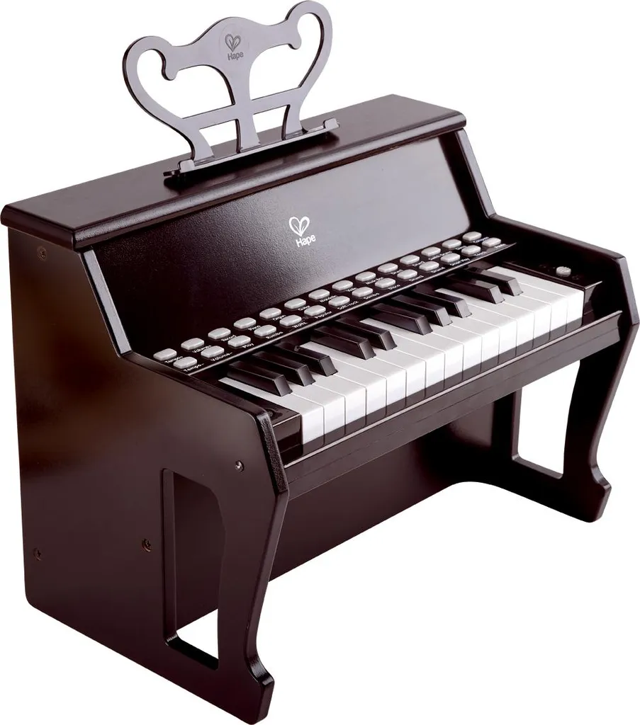 Piano à touches lumineuses noir - Clavier d'apprentissage 61 touches