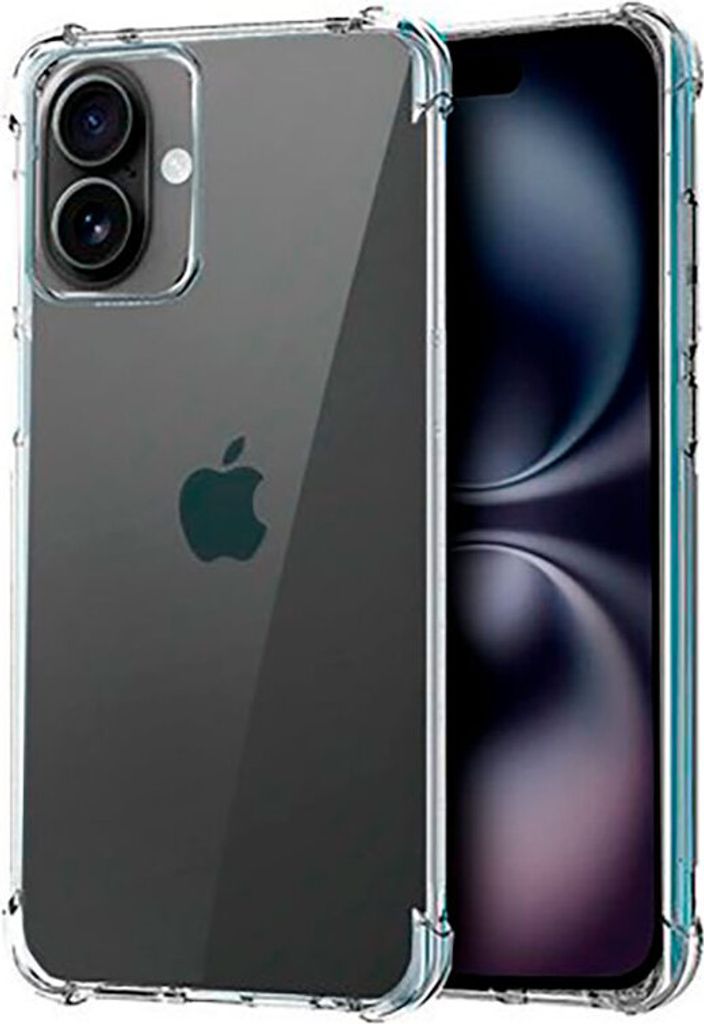 COOL Accesorios COOL, Cover, Apple, iPhone 16, 15,5 cm (6.1"), Transparent