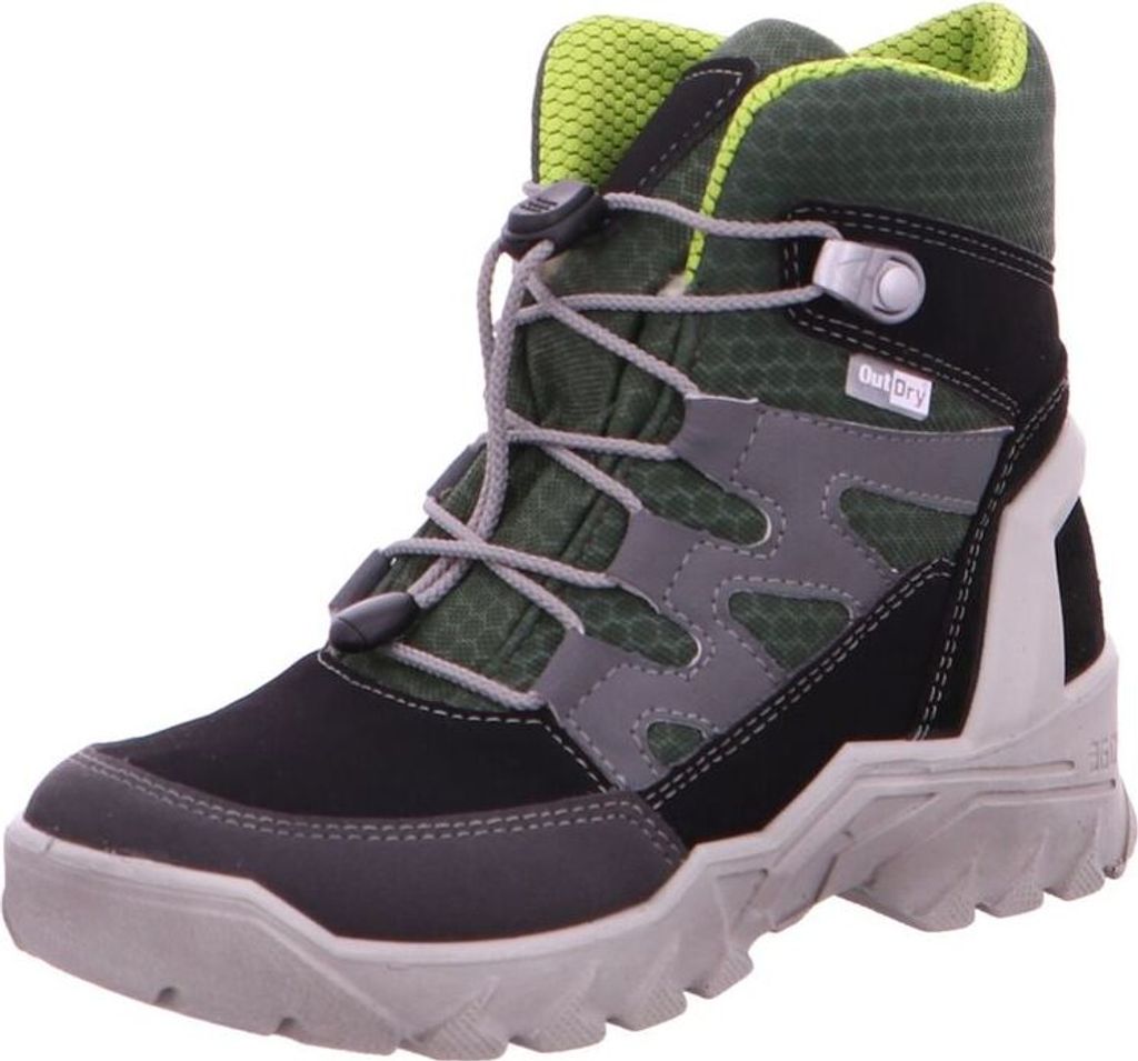 Ricosta Kulm schwarz/oliv outdry Stiefel Schwarz in Gr. 32