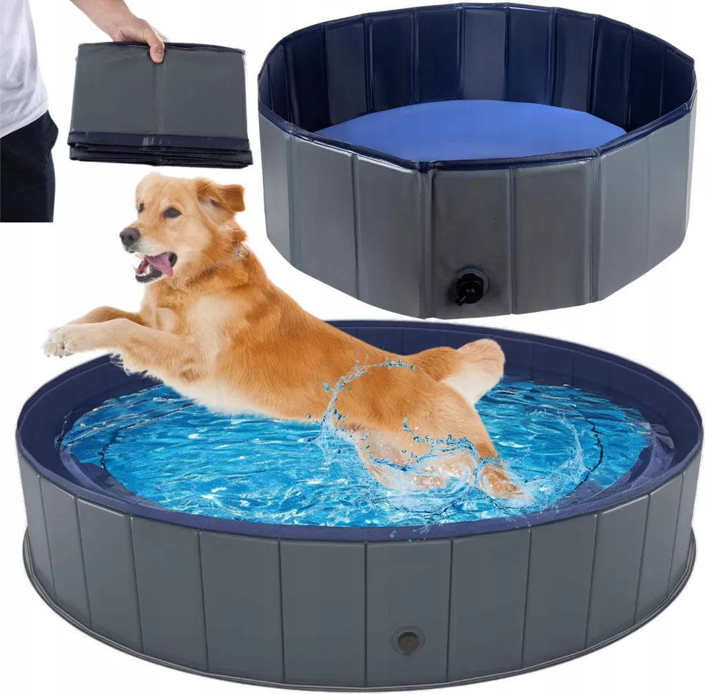 Piscina Cani Professionale 100x30 cm - Materiale PVC Alta Resistenza - 2