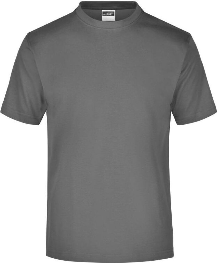 Komfort-T-Shirt aus Single-Jersey dark-grey, Gr. M
