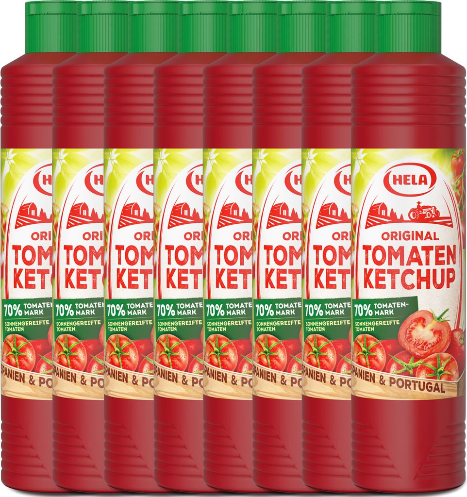 Hela ketchup al pomodoro con aroma naturale di frutta 800ml Immagine del prodotto 