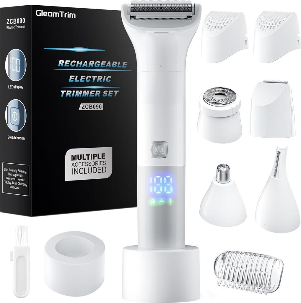5-in-1 Elektrorasierer für Damen mit Bikini-Trimmer, Produktbild 