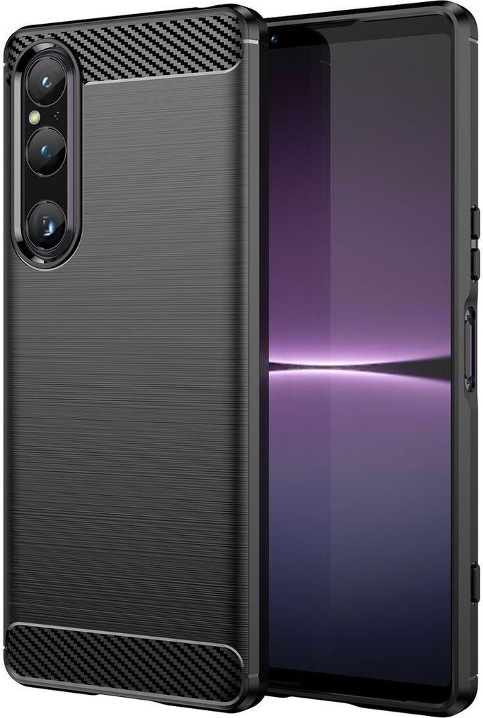König Design Hülle kompatibel mit Kunststoff Soft Handyhülle - Handy Case Schwarz