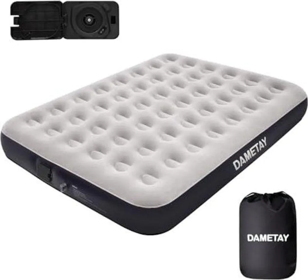 Matelas gonflable auto-gonflant 2 personnes, confort ferme et durable