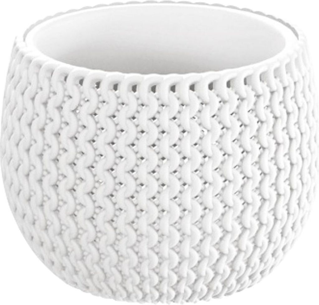 Květináč SPLOFY BOWL s vkladem 18 cm - barva: bílá Image du produit 