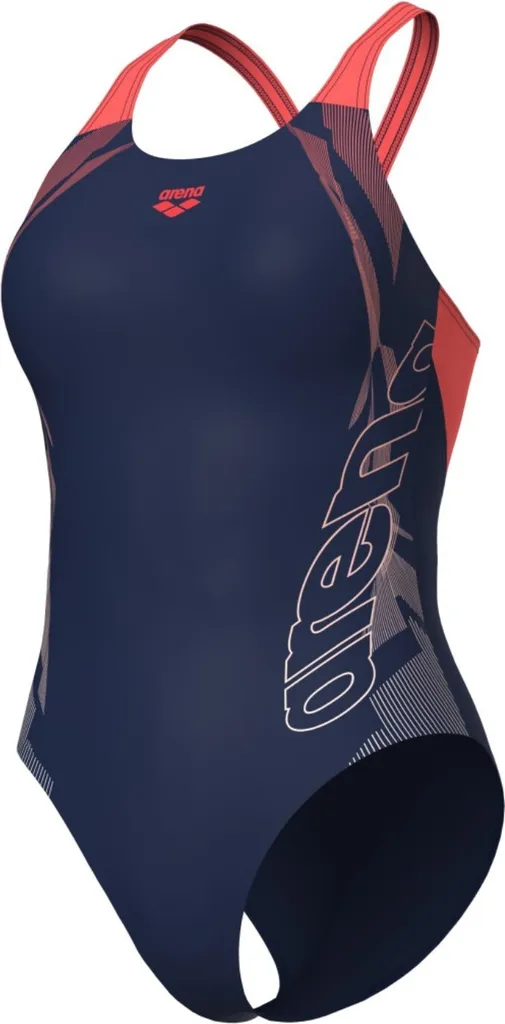 Maillot de Bain arena Gleam Anti-Déformation Confortable pour Femme