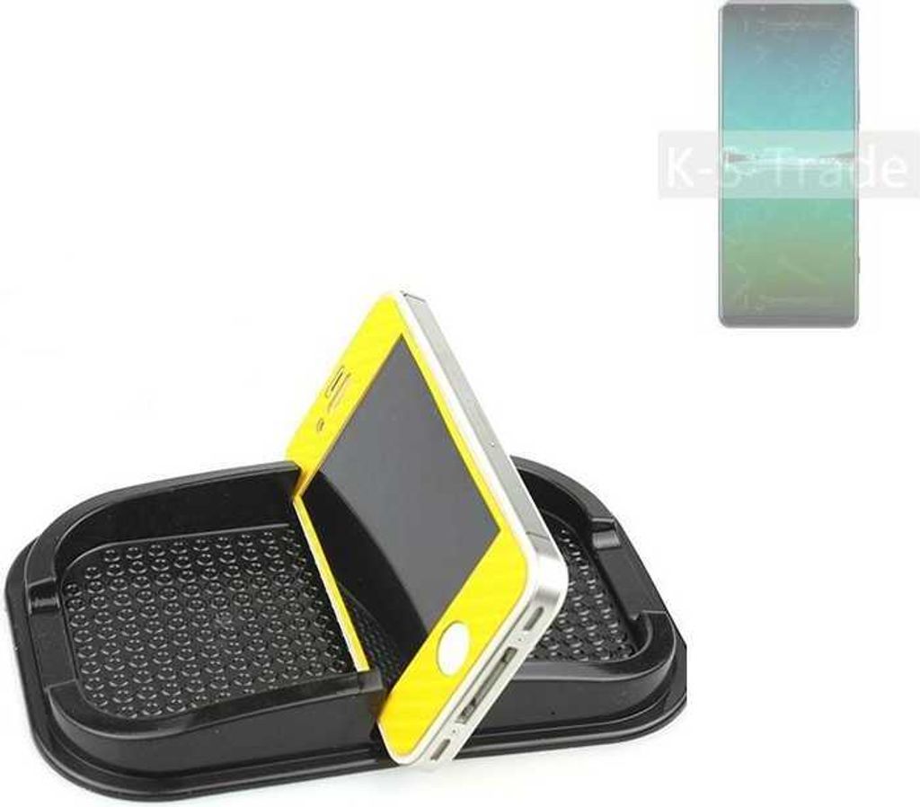 K-S-Trade Auto Anti Rutsch Matte Smartphone-Halter kompatibel mit Sony Xperia 5 IV Haft Pad Armaturenbrett Handy-Halterung Silikon