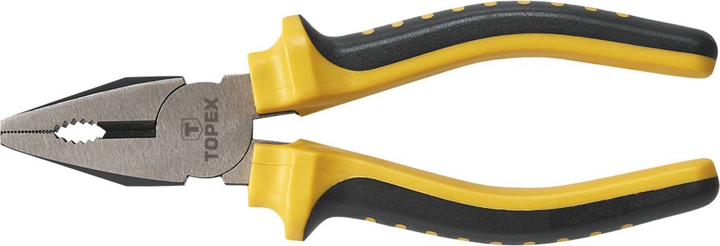 TOPEX Mehrzweckzange 200 mm, Zweikomponentengriff, CS-Stahl