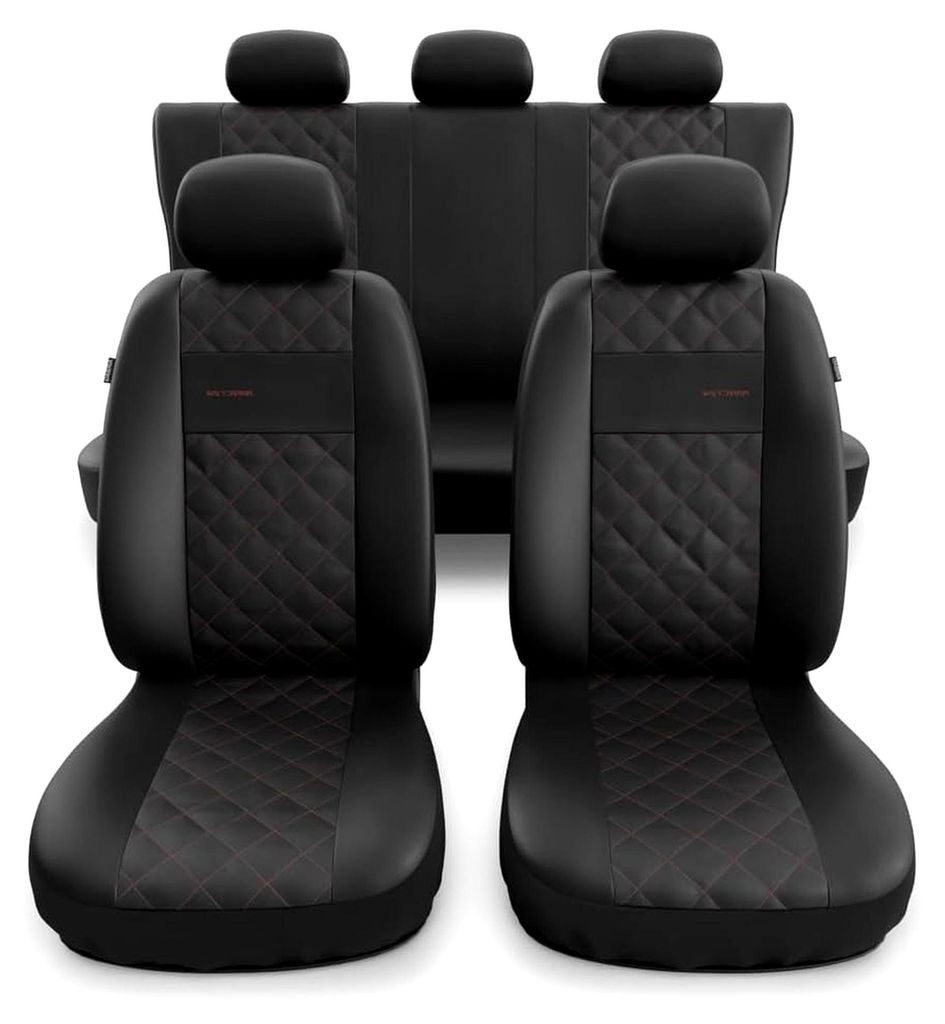 Universal Sitzbezüge Auto kompatibel mit Ford Focus I, II, III, IV (1998- ) - Autositzbezüge Schonbezüge für Autositze - PRF-RD