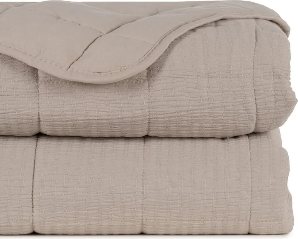 Copriletto Lavabile Beige 270x280 BigBuy Home - Praticità Quotidiana