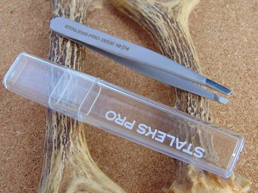 Pince à sourcils télescopique TE-10/4 inox pour une épilation précise