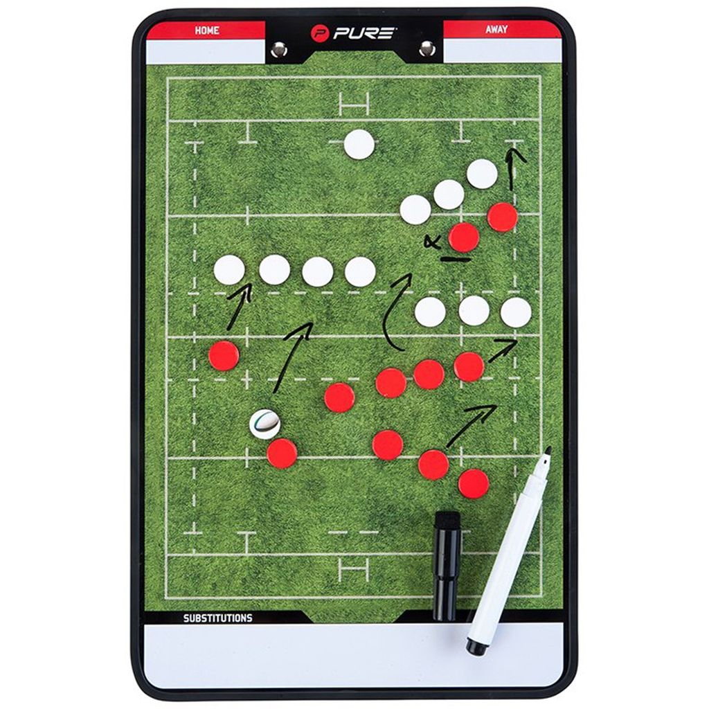 Pure2improve Trainerboard Rugby Mehrfarbig 35 x 22 cm Produktbild 