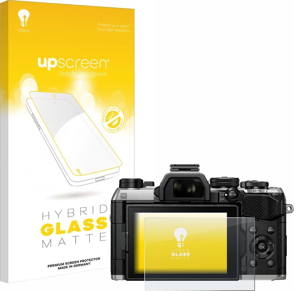 upscreen Entspiegelungs Schutzglas für Olympus OM System OM-5 Mark II Schutzfolie Panzer Folie Glas Display Schutz matt