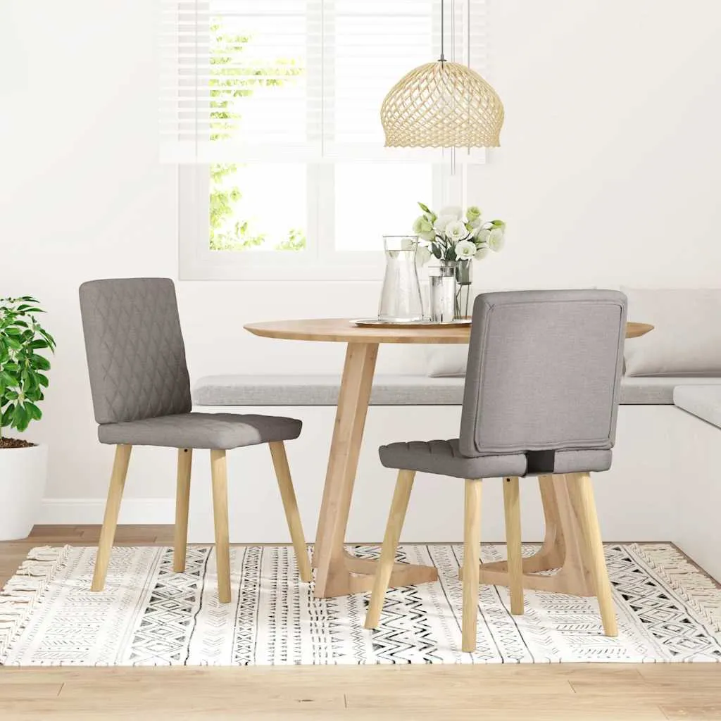 Sedia da Pranzo Octo4311880 Tessuto Taupe 2pz | Essenzialità e Durata