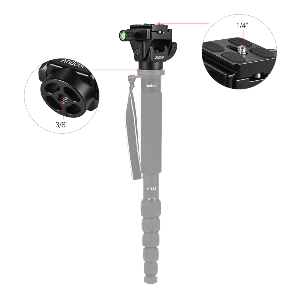 Support Monopode pour Téléobjectif avec Tête Arca et Bascule Verticale - 2