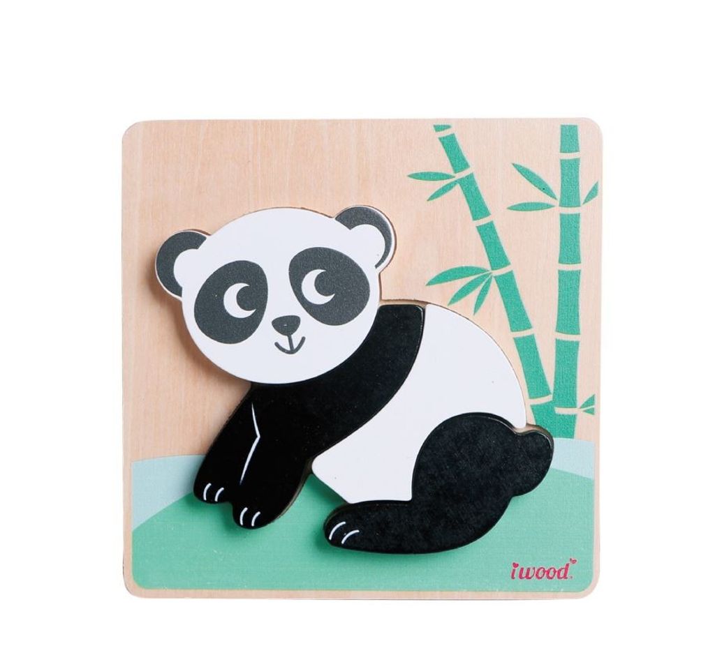 IWOOD Holzpuzzle Panda-Tier