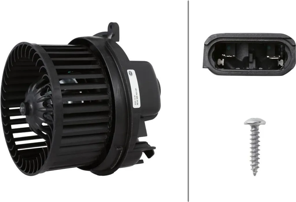 Ventilateur d'habitacle HELLA 12V 192W pour CITROËN C3 - 8EW 009 159