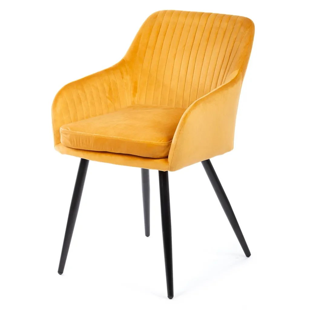 Chaise confortable salle à manger moderne orange Howhomely - 5
