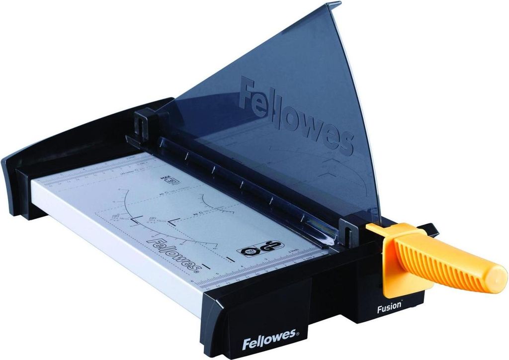 Fellowes Hebel Schneidemaschine Fusion DIN A4 schwarz/gelb