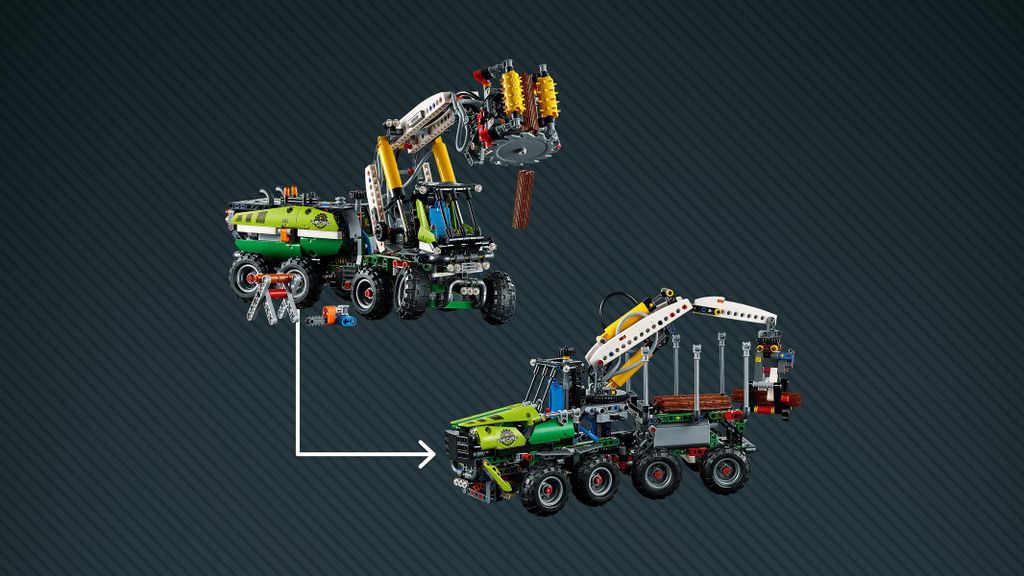 LEGO® Technic Harvester-Forstmaschine, 42080 Produktbild 17