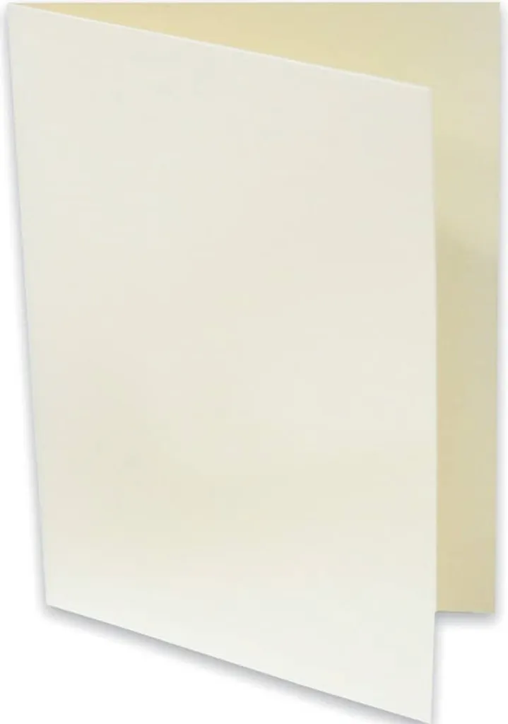 Carte de Correspondance A6 Paperado 220g Ivoire Métallisé pour Vœux