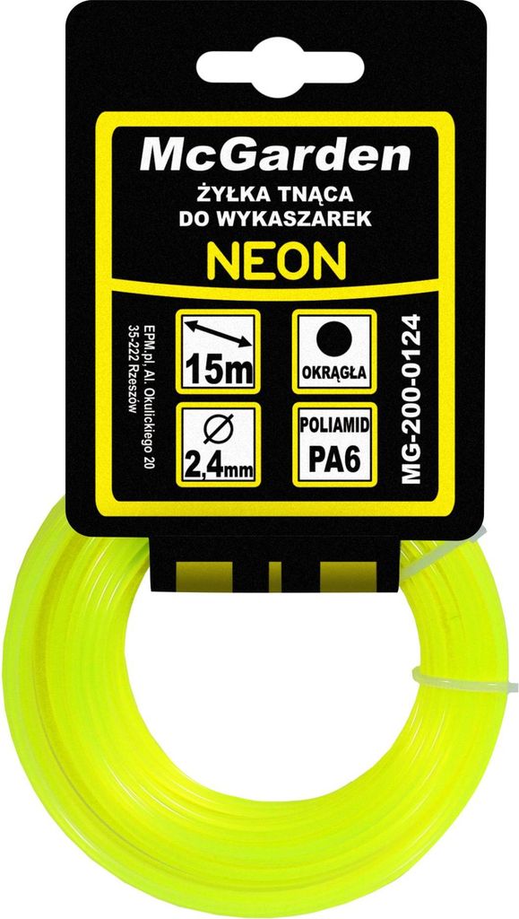 Runder Neon-Freischneiderfaden 3,0 Mm 15 M - Mg-200-0130