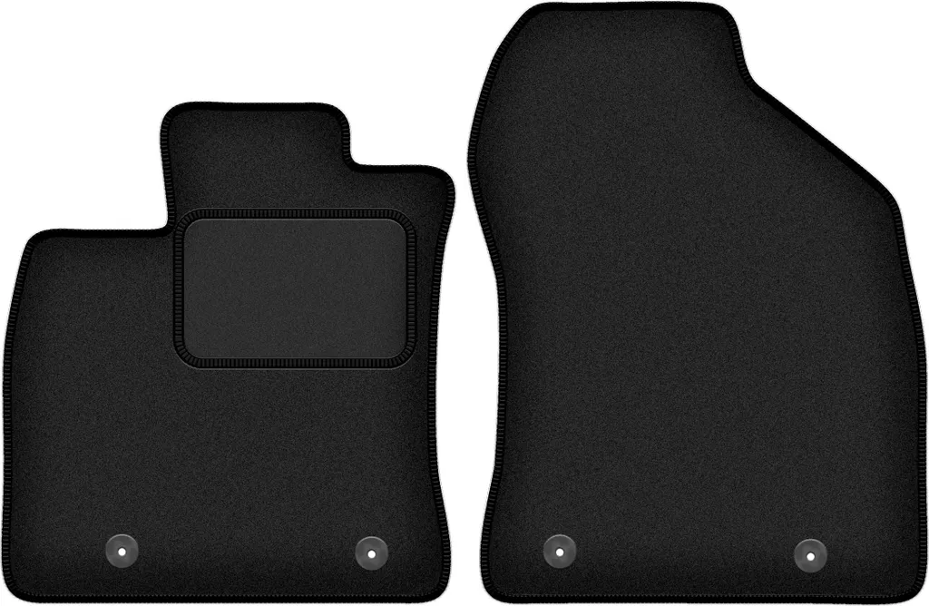 Tappetini Lexus CT 200H Velluto Nero - Protezione Su Misura Set 2pz