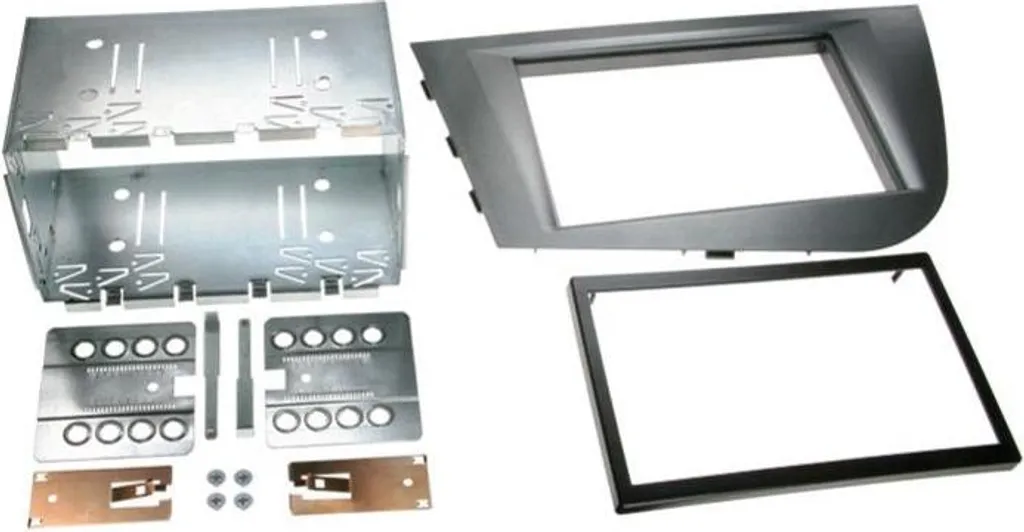 Kit Mascherina Doppio DIN Seat Leon 2005-2012 | Montaggio Plug & Play