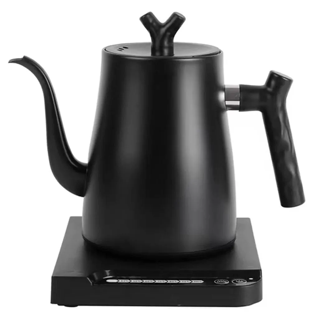 Bouilloire électrique à col de cygne 1L Inox pour thé et café de spécialité