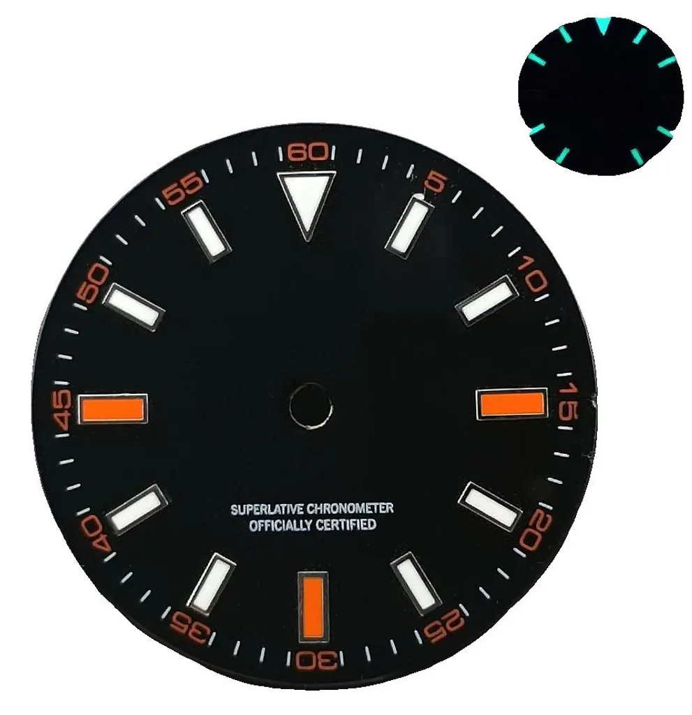 Cadran de montre de remplacement pour réparation et modding horloger