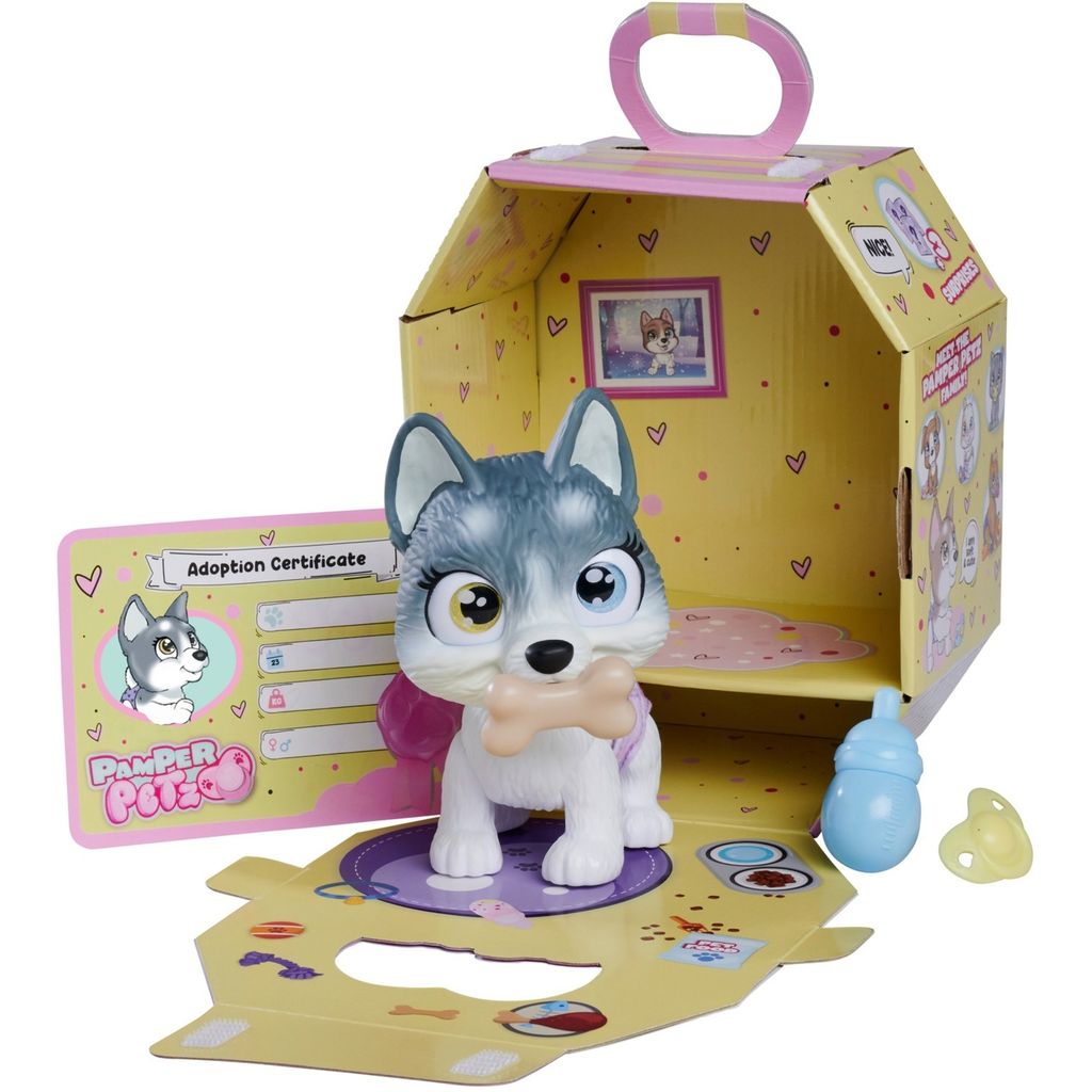 Pamper Petz Husky z akcesoriami Lalki bobasy