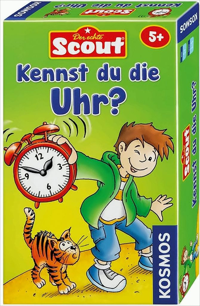 Kosmos Scout - Kennst du die Uhr? Lernspiel für 1-4 Kinder Produktbild 