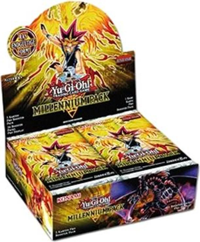 Yu-Gi-Oh! Millennium Pack Box : 100 Cartes Rares pour votre Deck