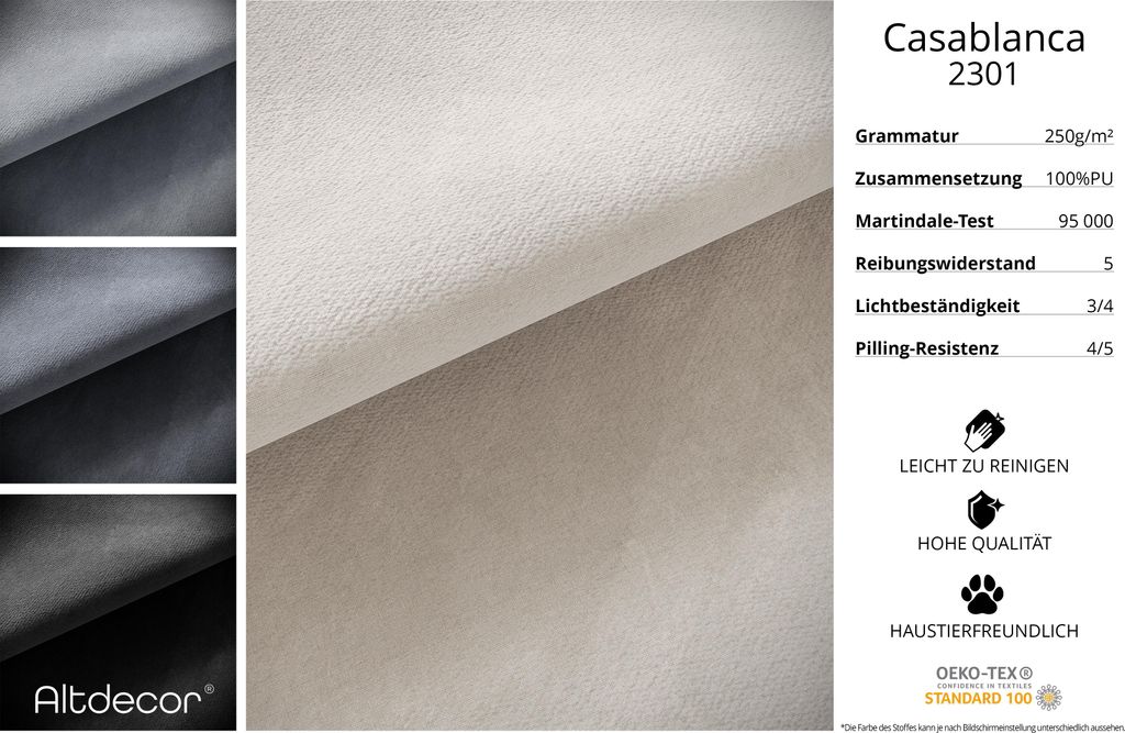 ALTDECOR Polsterbett mit Bettkasten - FINO-Z 200x200 Beige - Bett mit Kopfteil, Boxbett ohne Matratze, Doppelbett mit Stauraum