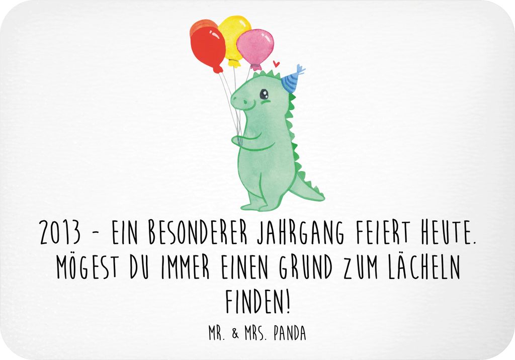Mr. & Mrs. Panda magnet 2013 Geburtstag Freude - Weiß - Geschenk, zettelhalter, Geburtsjahr, Notizhalter, Kühlschrankmagnet, geboren, Jahrgang fe...