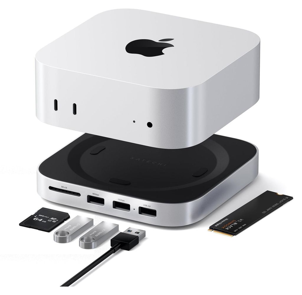Satechi ST-GNMMES - Hub - 1 x USB 2.0 + 2 x USB Produktbild 