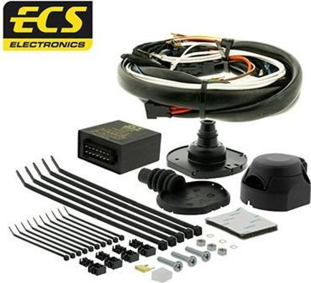ECS BW028B1 Elektrosatz Anhängerkupplung E-Satz für BMW 5 Touring (F11) Anhängevorrichtung